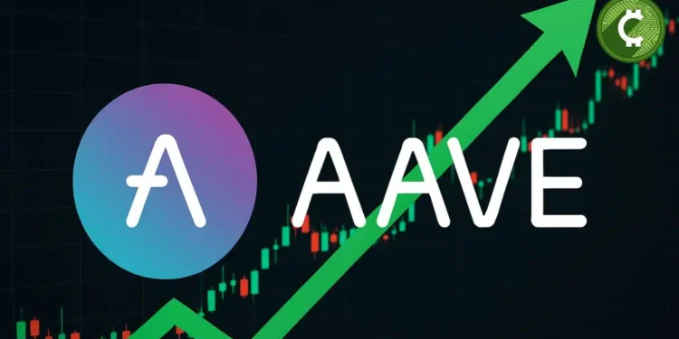 Crypto Alerts Noticias Altcoins El precio de AAVE se dispara un 145% y apunta a los $400 mientras el suministro en exchanges toca mínimos históricos