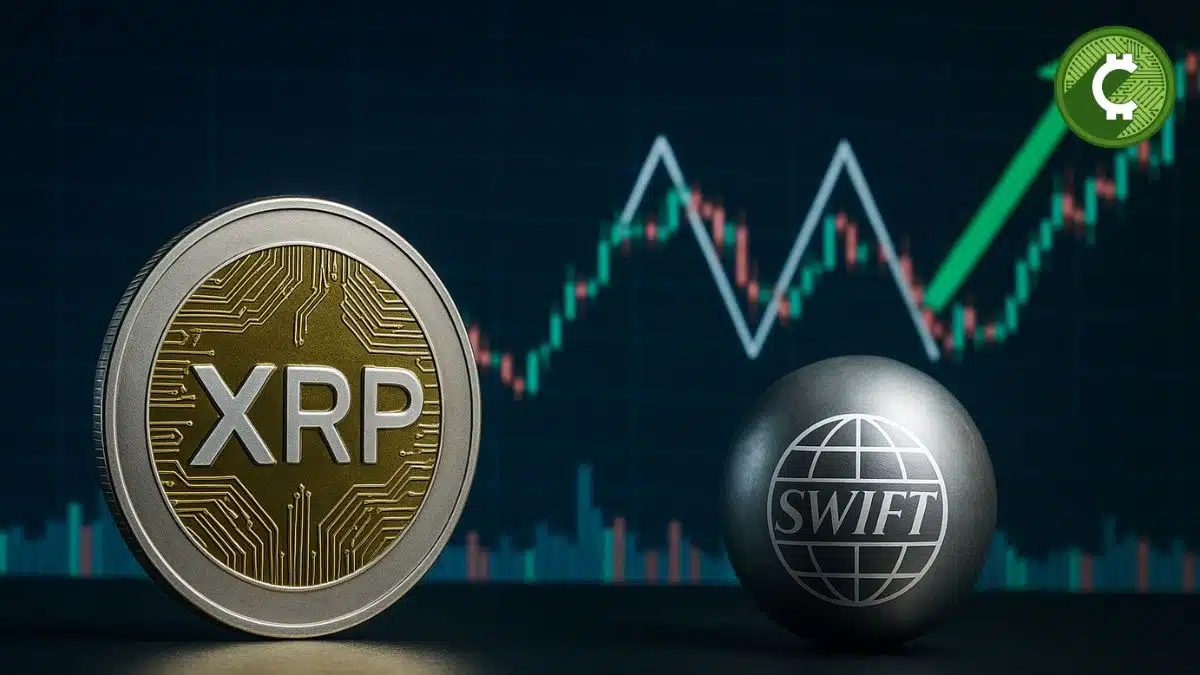 XRP, actualmente la tercera criptomoneda más grande por capitalización de mercado, se encuentra al borde de una ruptura alcista tras una formación técnica de doble suelo de 7 años, mientras la caída en el volumen de transacciones de SWIFT impulsa el impulso sobre la red XRP Ledger.