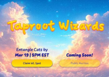 NFT Market NFT REVIEW NEWS Taproot Wizards Announce Highly-Anticipated Bitcoin Ordinals Sale