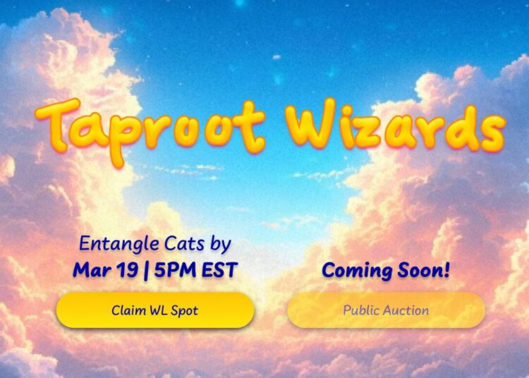 NFT Market NFT REVIEW NEWS Taproot Wizards Announce Highly-Anticipated Bitcoin Ordinals Sale