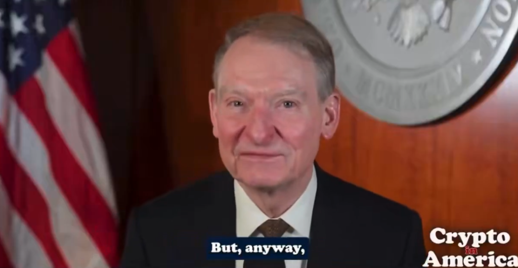 Paul Atkins, presidente de la SEC de EE.UU.